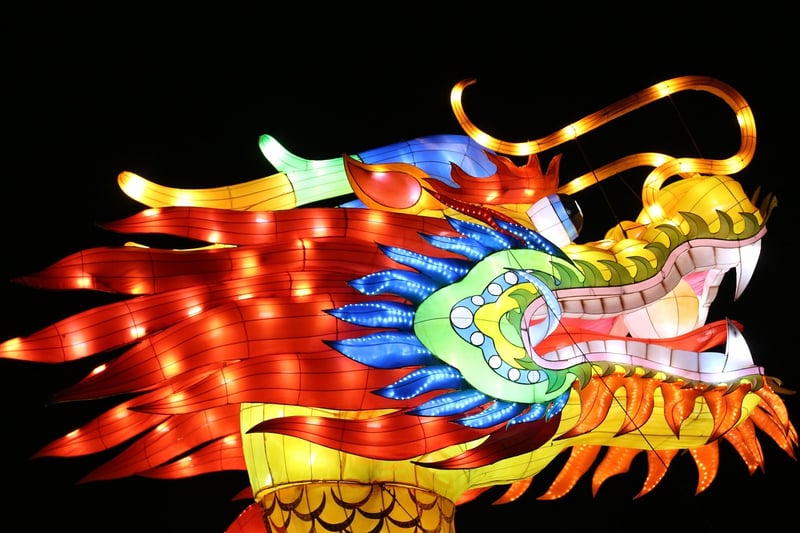 Dragon-Inspired Garden Lights